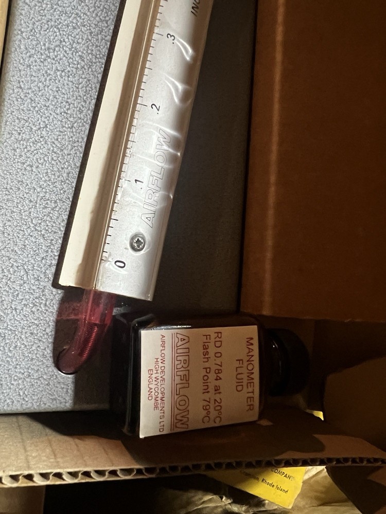 Airflow Type 504 Manometer 0-250