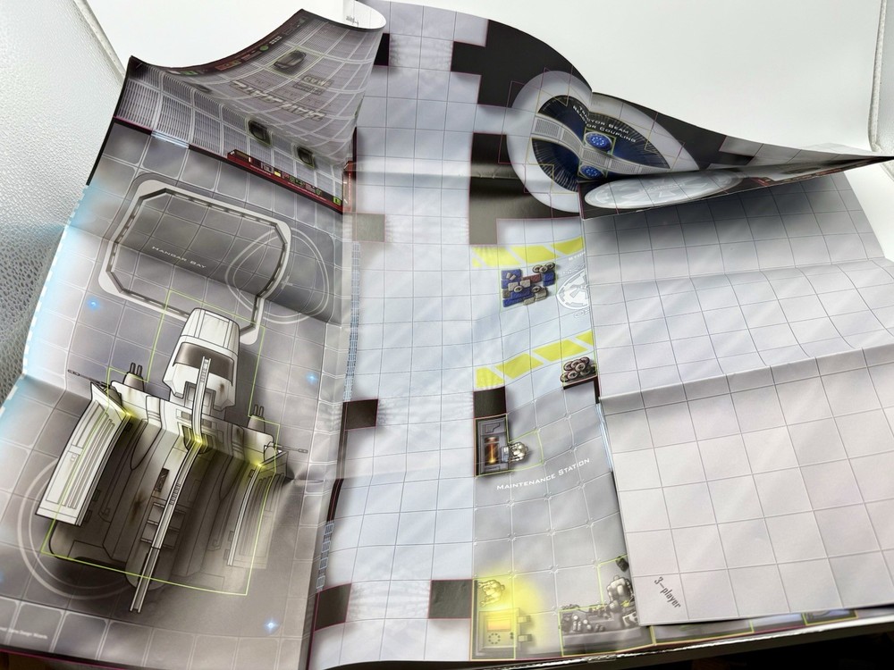 Star Wars Miniatures battle grid/poster/map, fold-out