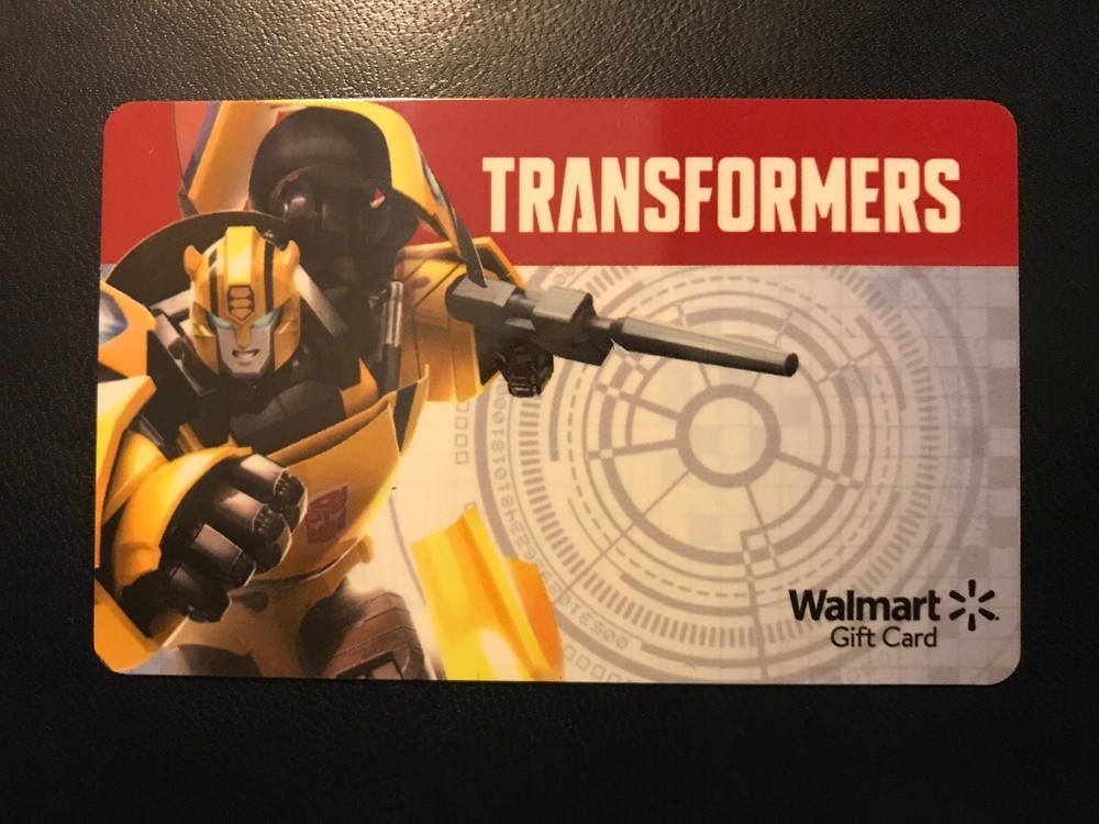 Transformers Walmart Promo Gift Card