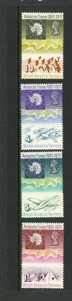 British Antarctic Territory #39-42 MNH