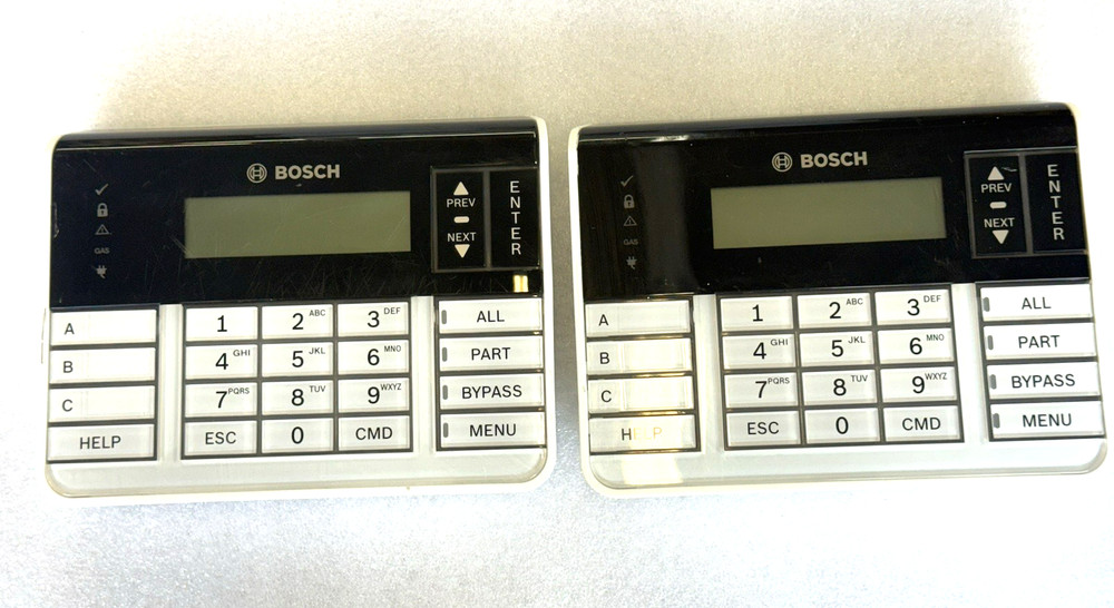 Bosch B920 Text Keypad with Function Keys LCD Display - LOT OF 2