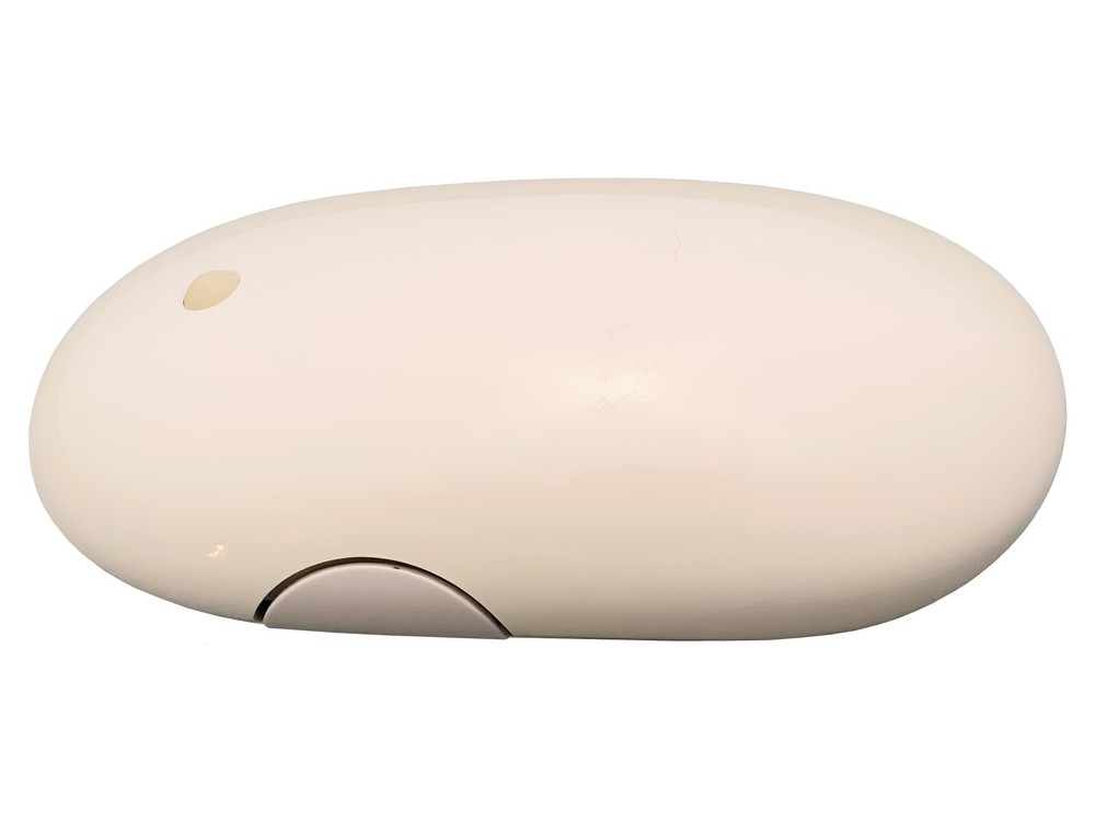 🖱️ Apple Mighty Mouse A1197 Bluetooth Wireless White Laser 4-Button Scroll Ball