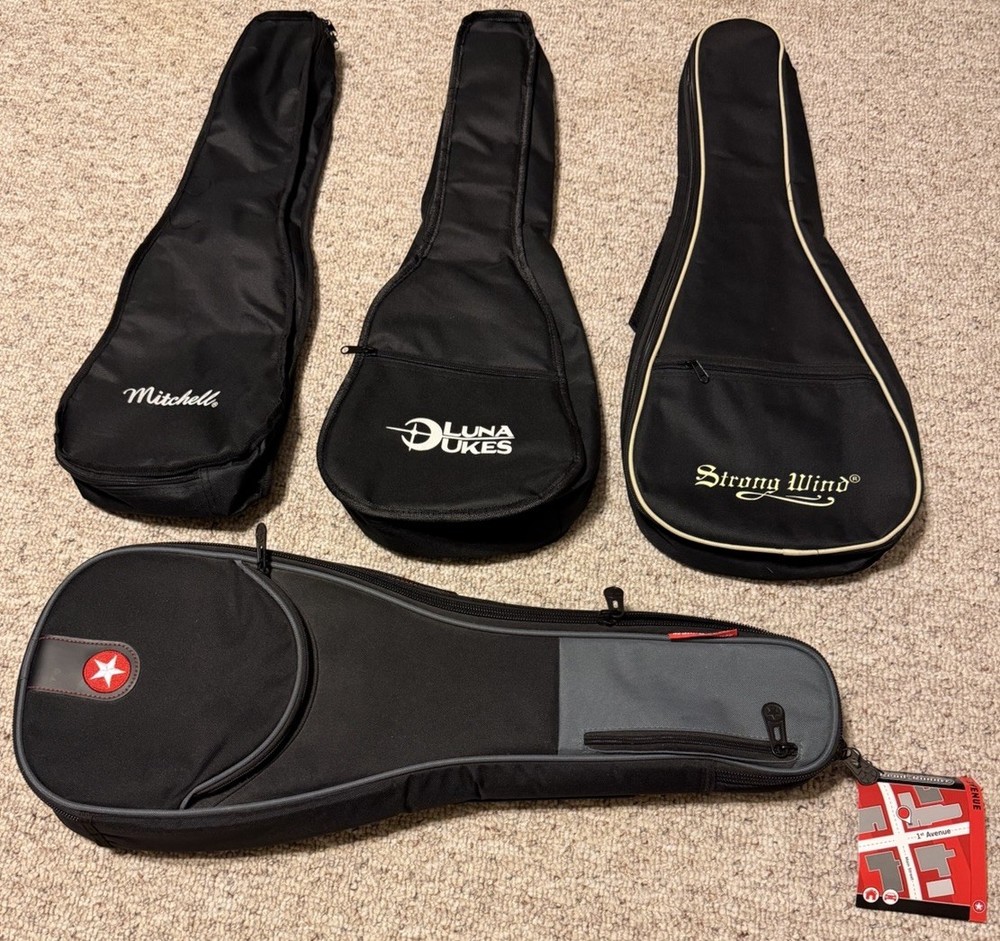 Four Ukelele Gig Bags