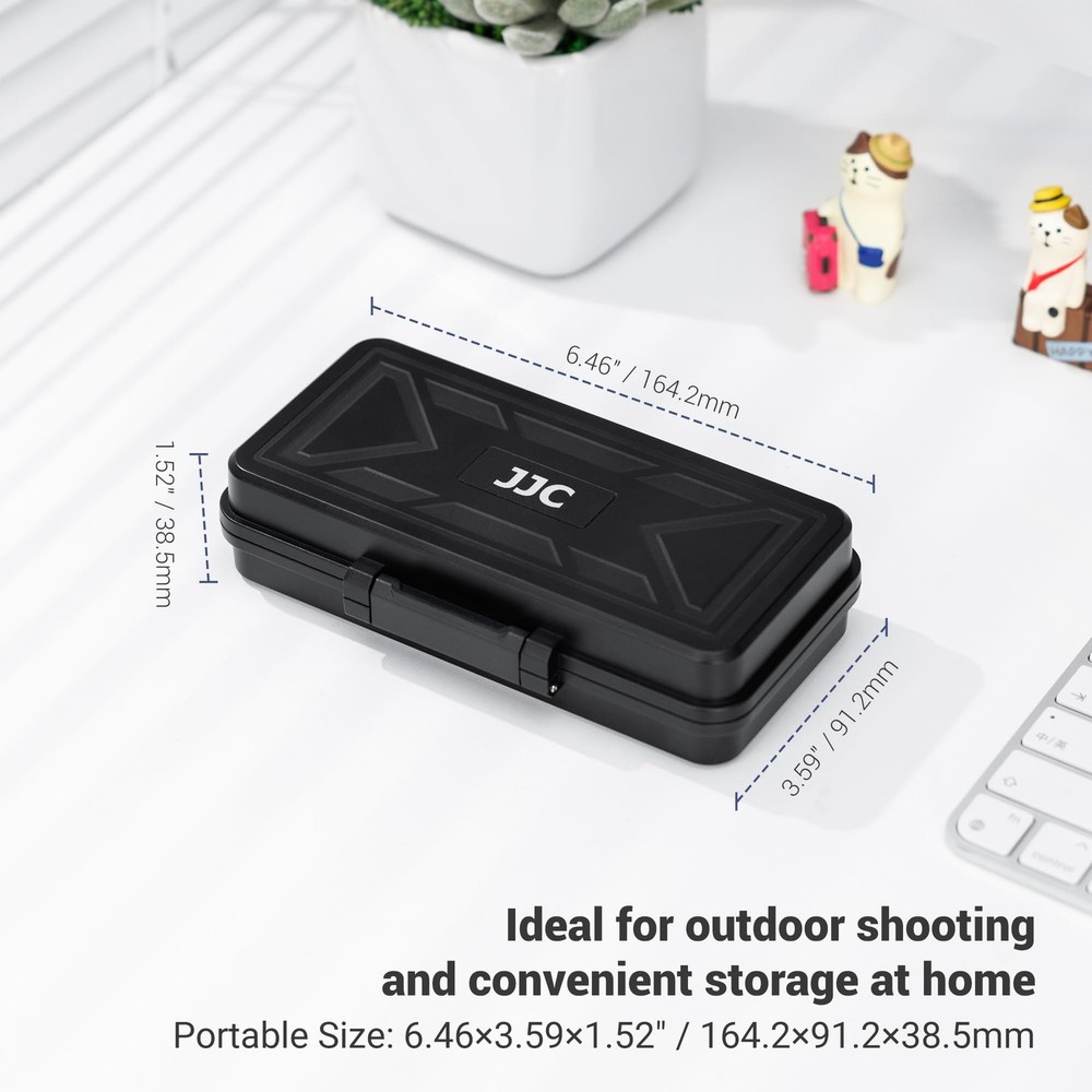 Multi-Function Camera Battery Memory Card Storage Case for 6 SD Card,6 CFexpr