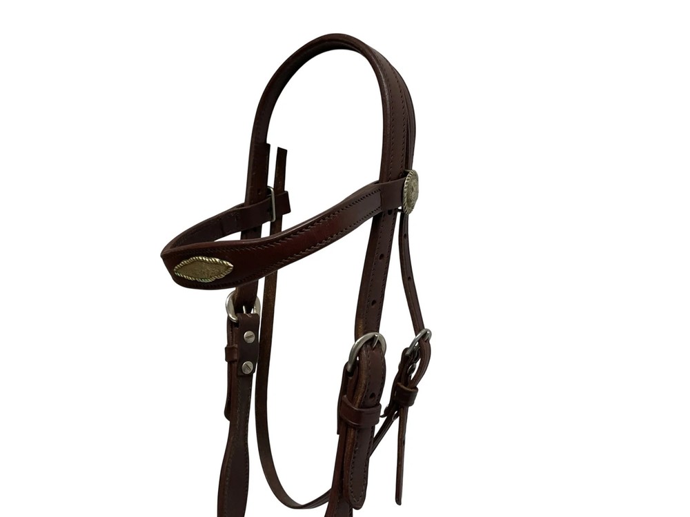 A. Tietjen Engraved Silver Shank Bit & Headstall
