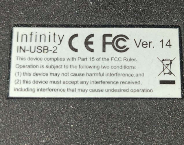 (NEW) Infinity IN-USB-2 Transcription USB Computer Digital Foot Control