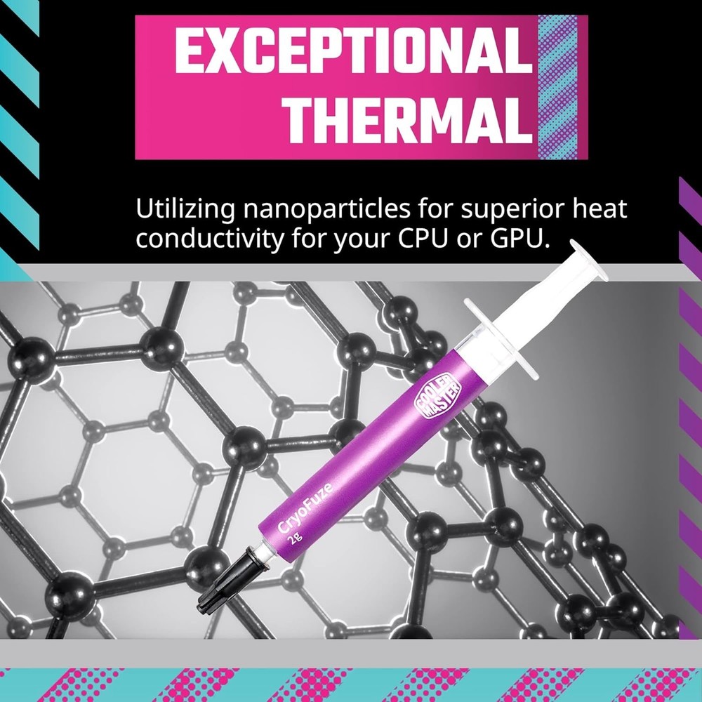Nanoparticle Thermal Paste by CryoFuze - 2 Grams for Efficient Cooling Solutions