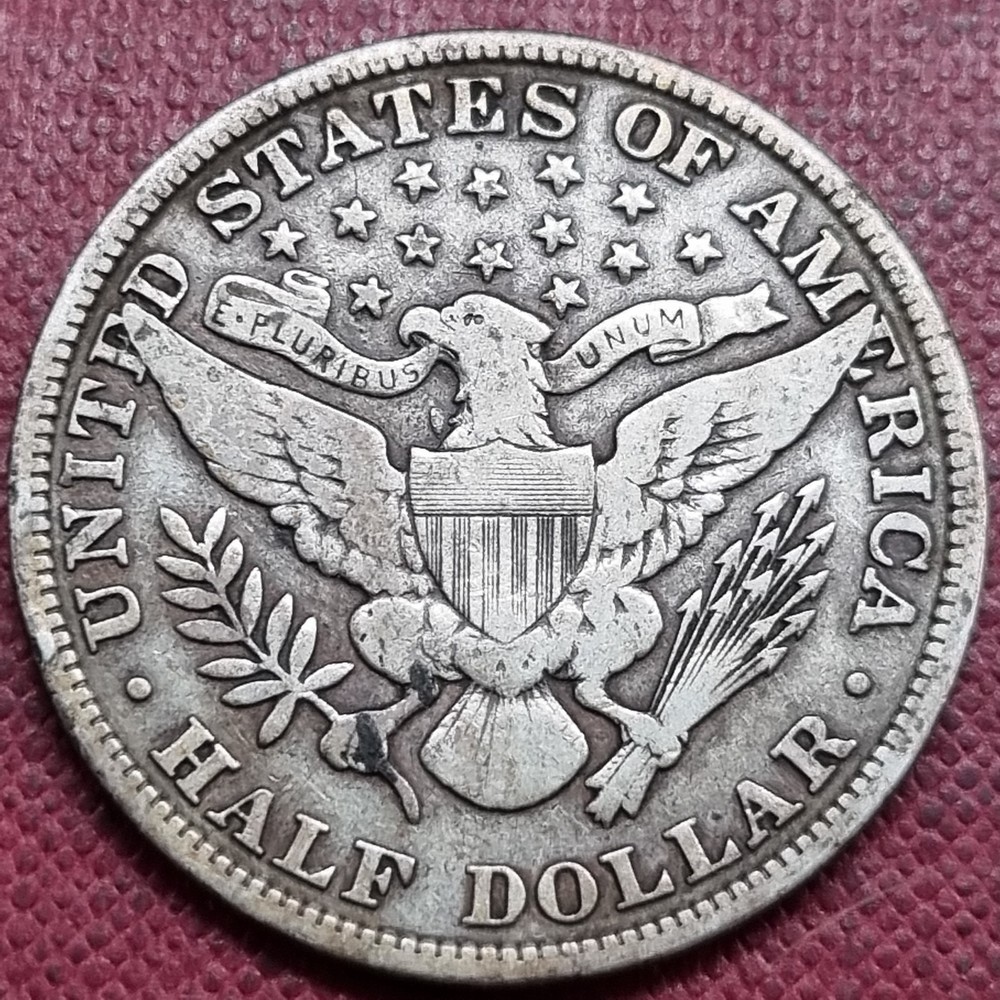 1907 Barber Half Dollar 50c Better Grade #100967