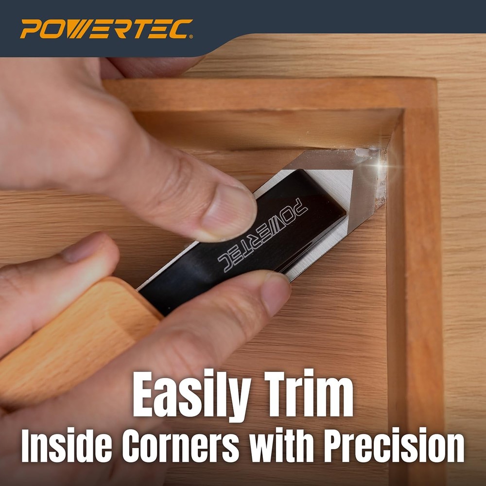 Chisel Plane with Spear Point Blade – Compact Edge Trimming Tool for Woodwork...