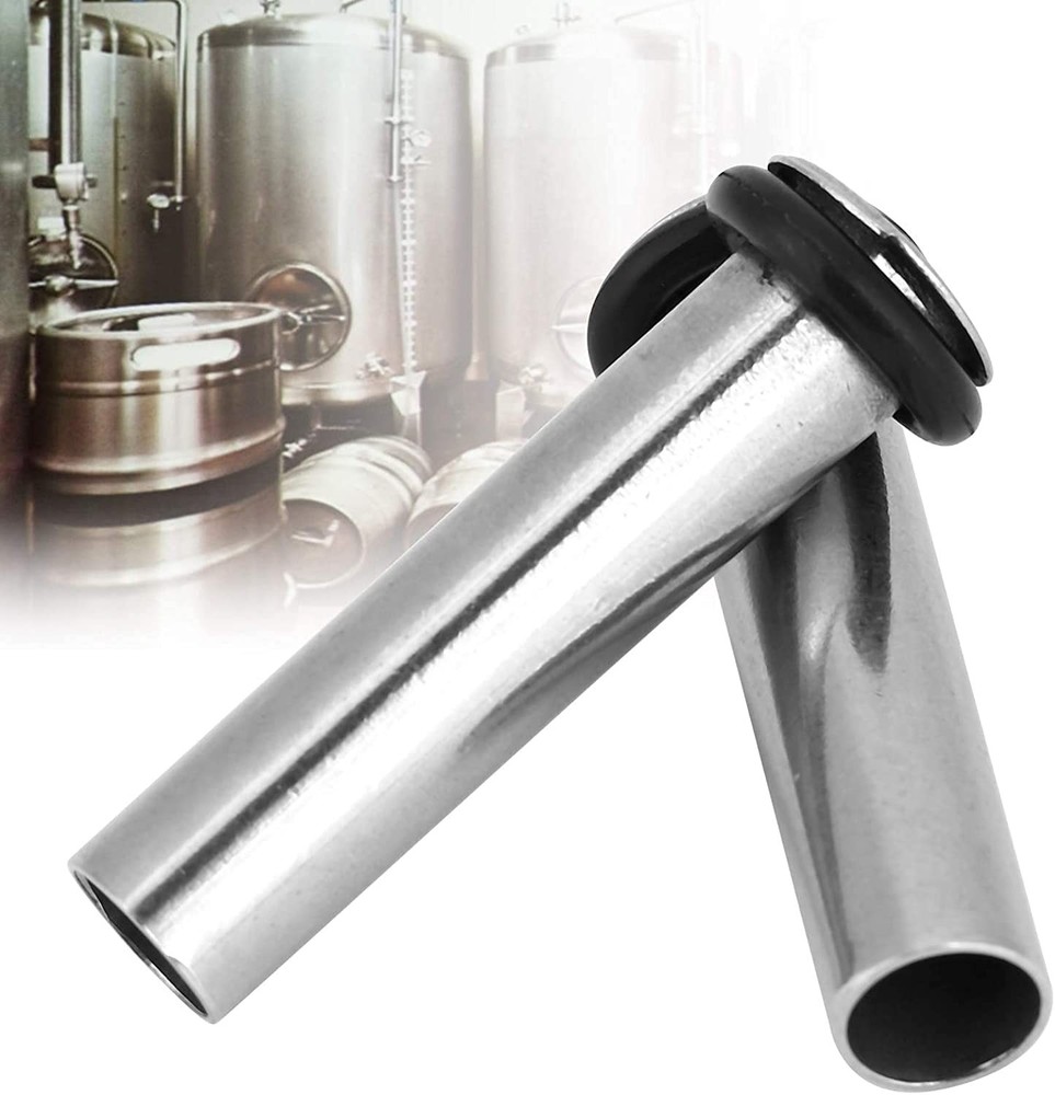 2 Pack Gas Dip Tube Stainless Steel Beer Keg Dip Tube Gas In O-Ring Fitting