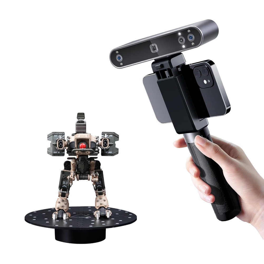 POP3 plus 3D Scanner for 3D Printing, Handheld 3D Printer Scanner 0.04Mm Precisi