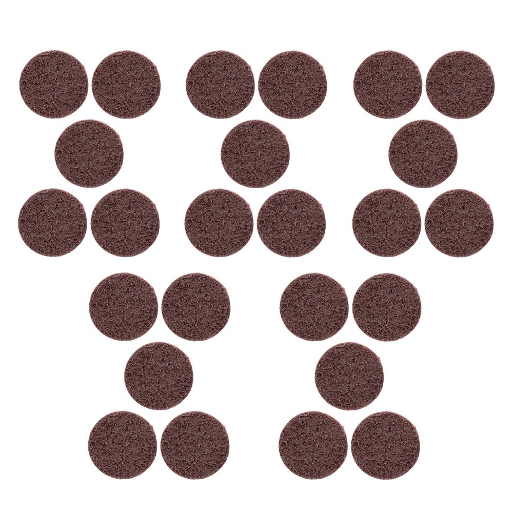 Surface Conditioning Quick Change Discs, 2" Red (Medium) Prep Pad - 25 Pack