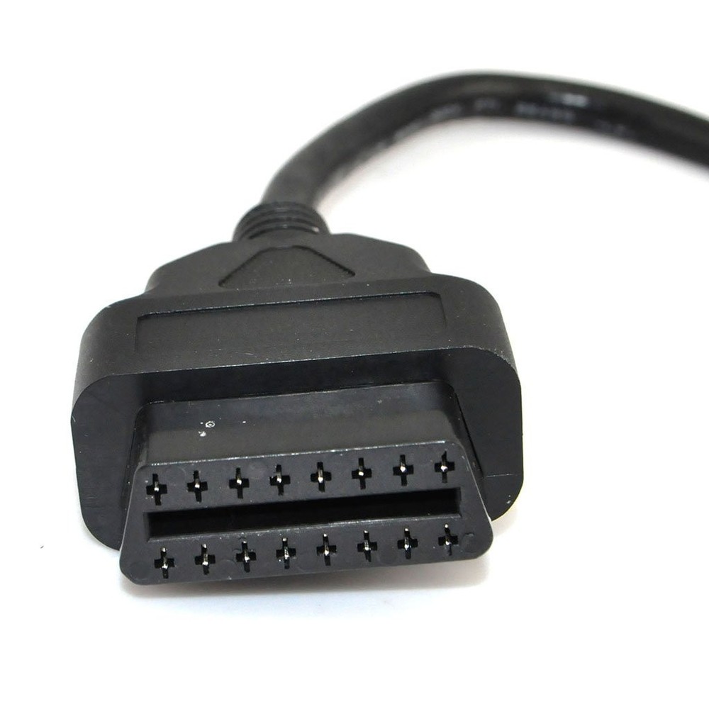 Versatile 1ft 16 Pin OBD II Extension Cable - Daisy-Chain for Expanded Access