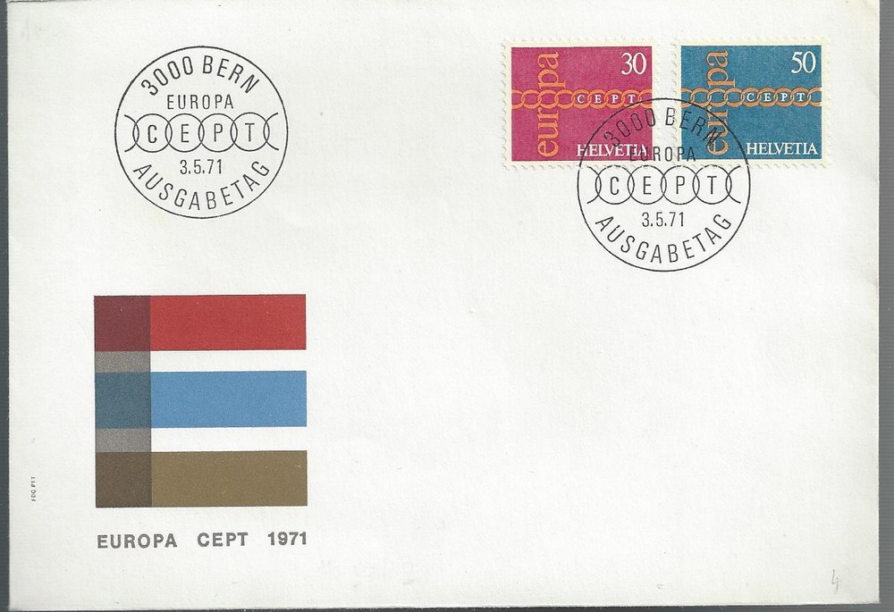 1971 Europa FDC Bern