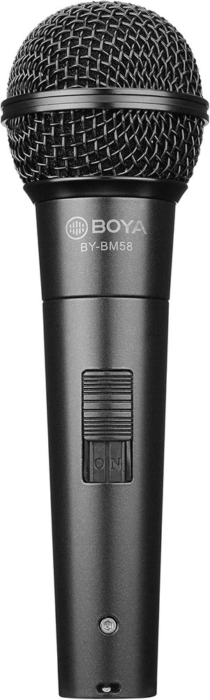BY-BM58 Handheld Dynamic Vocal Microphone XLR, Black