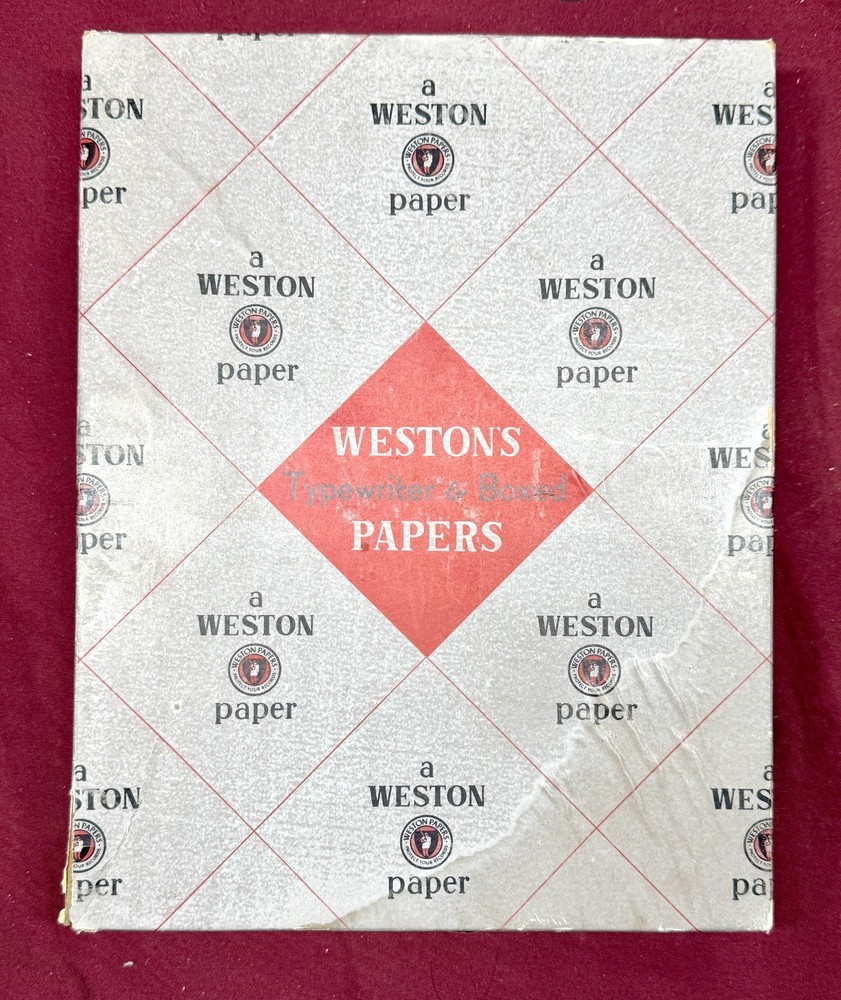 Weston Typewriter Paper