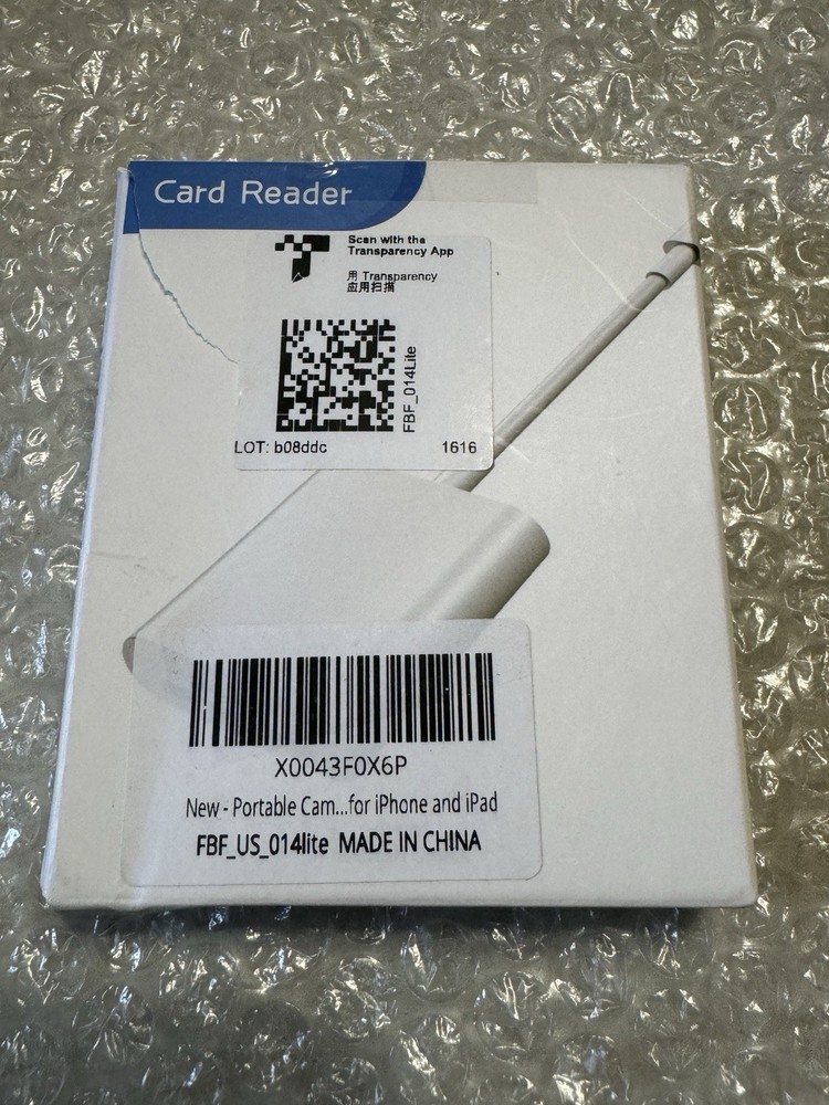 SD Card Reader for iPhone iPad -CHA