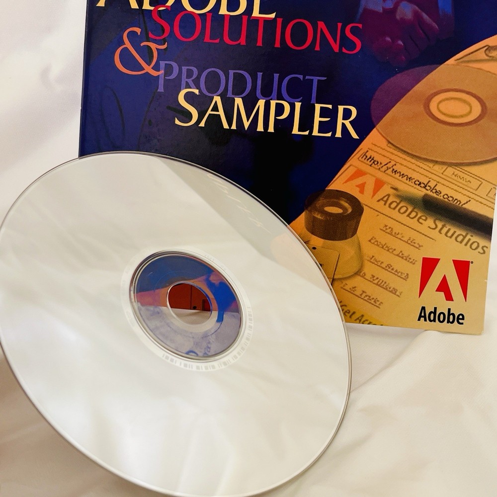 Promotional Adobe Solutions &Product Sampler Tryout Versions Issue One Graphic