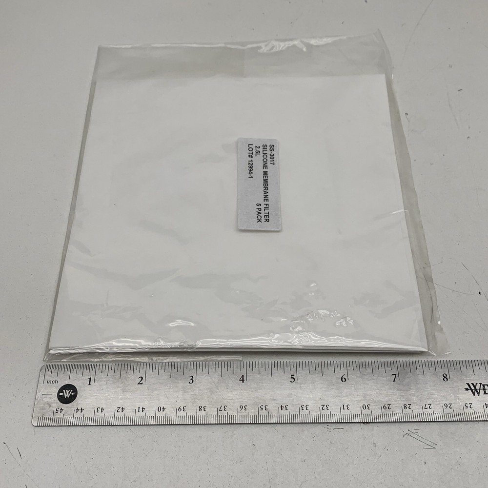 (5-Pack) IBI Scientific SS-3017 Silicone Membrane Filter 2.5L