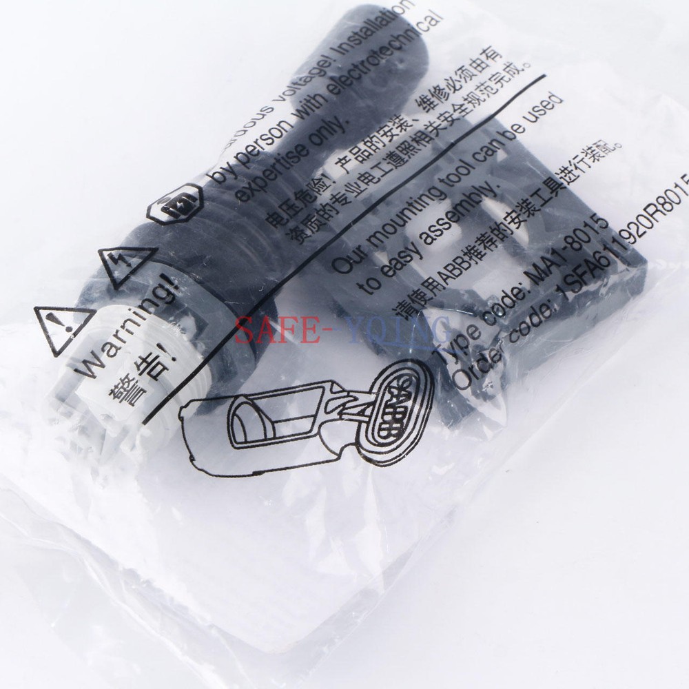 1x ABB Control Joystick Switch MJS6-40B with 4 MCB-10 Contacts Reset Type