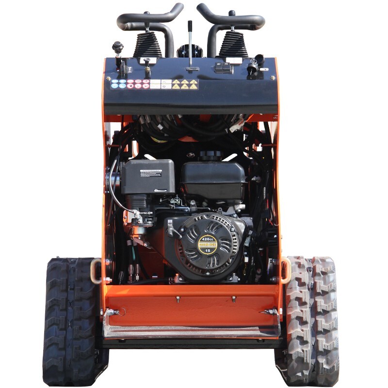 Free delivery.Mini crawler loader.13.5HP gasoline engine.Equipped with radiator