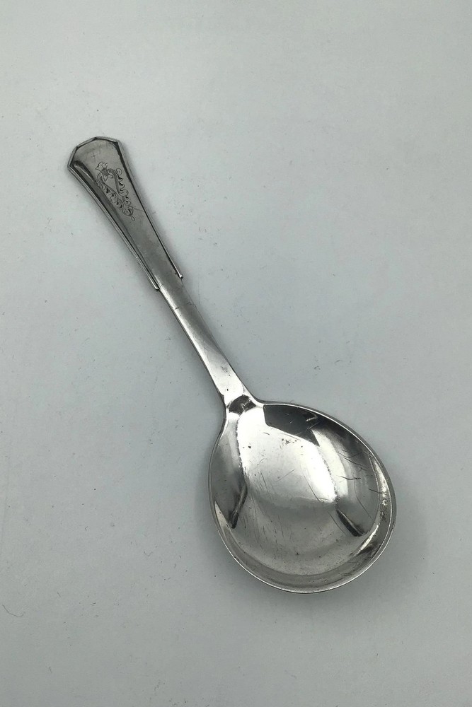 Hans Hansen Heirloom Silver No. 8 Silver Jam Spoon