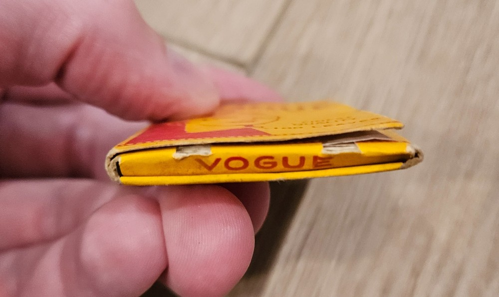 Vintage Vogue Cigarette Rolling Papers Pack Made in Canada