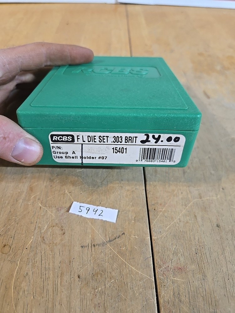 RCBS Reloading Dies- FL 2 Die Set #15401- .303 British