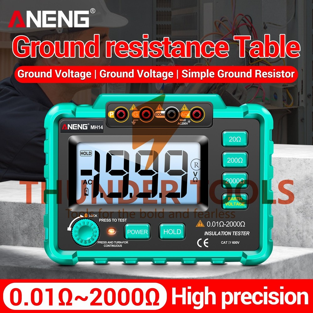 Thunder Tools ANENG MH14 Electrical Insulation Resistance Tester Digital