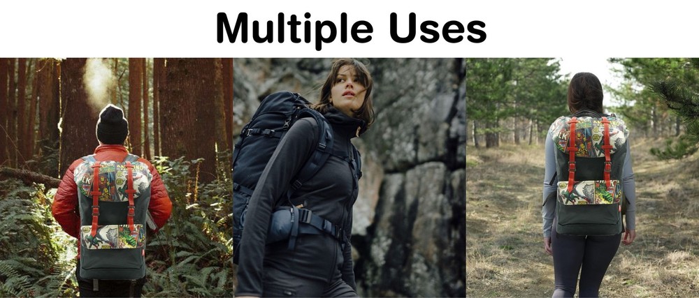 MVL Marvel Comic Travel Backpack with Shoe Compartment RFID Blocking Large Space