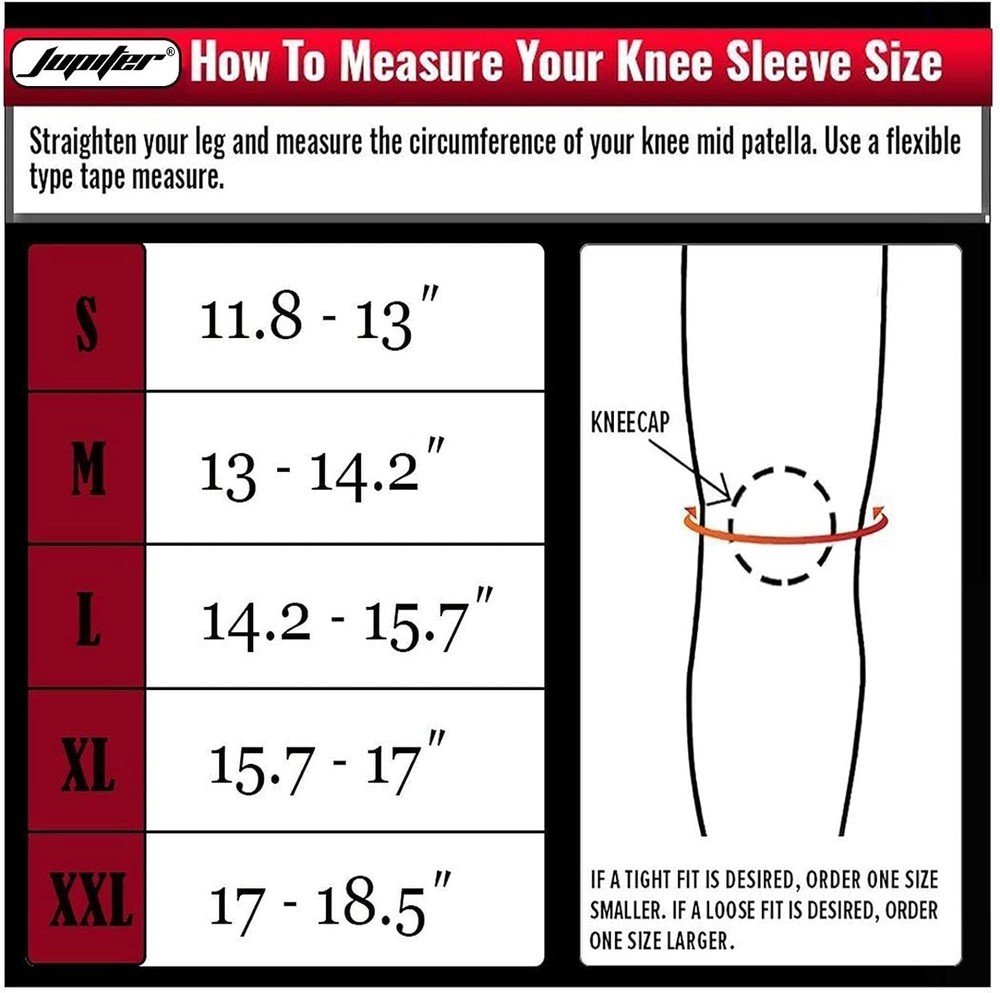 Supportive Compression Knee Sleeves - Enhance Performance & Protect Joints
