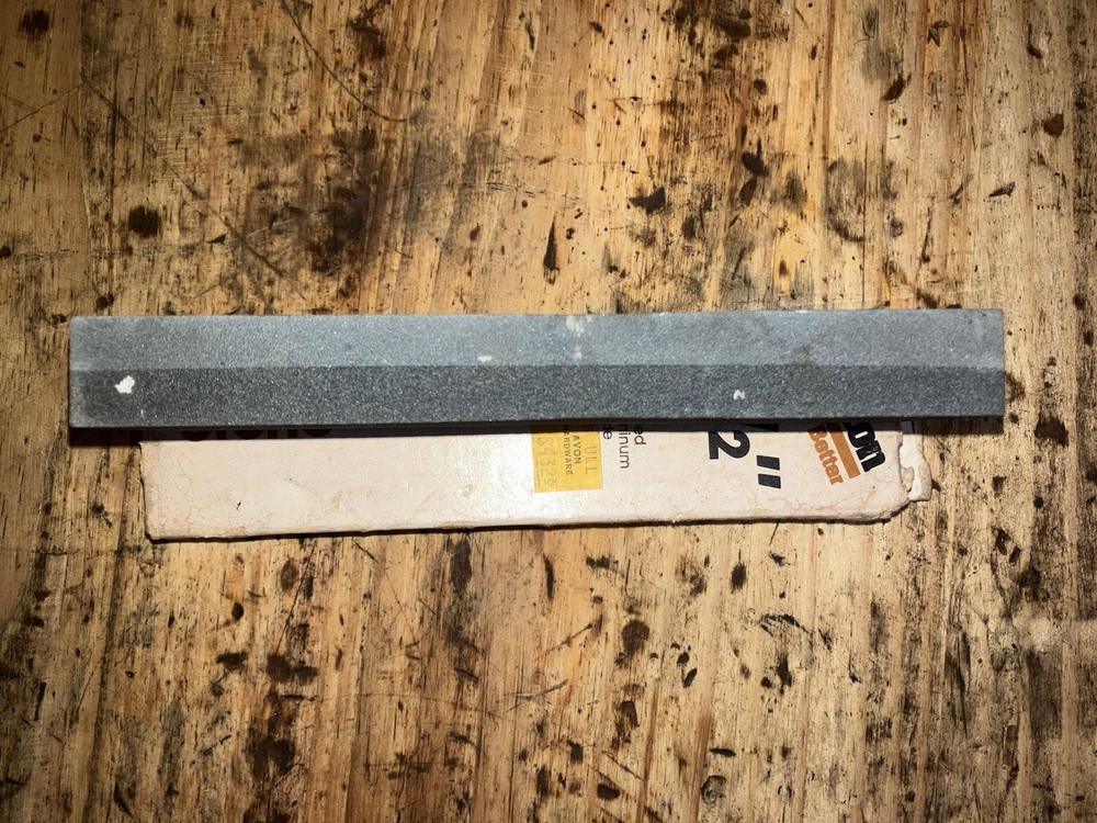 Vintage Disston Sharpening Stone 6 1/2 In 2 Grit