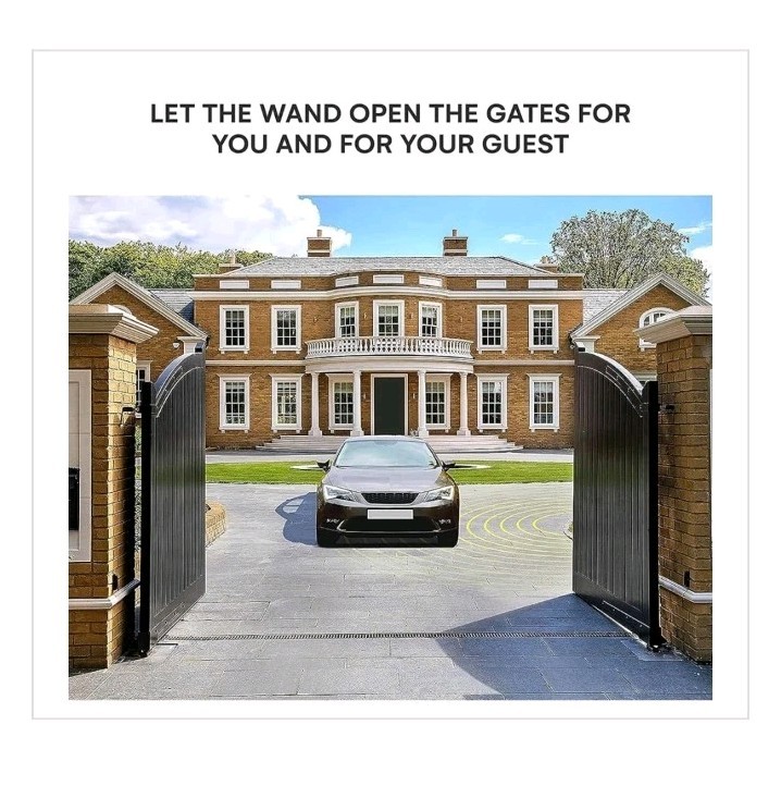 Gate Sensor Wireless Vehicle Exit / Entry Sensor Gate Exit Wand For Driveway