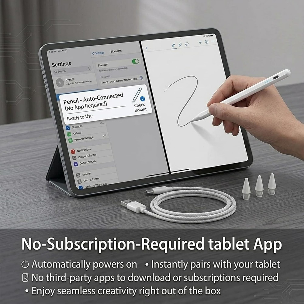Active Stylus Pen for Apple iOS, iPad Air/iPad Pro/iPad mini