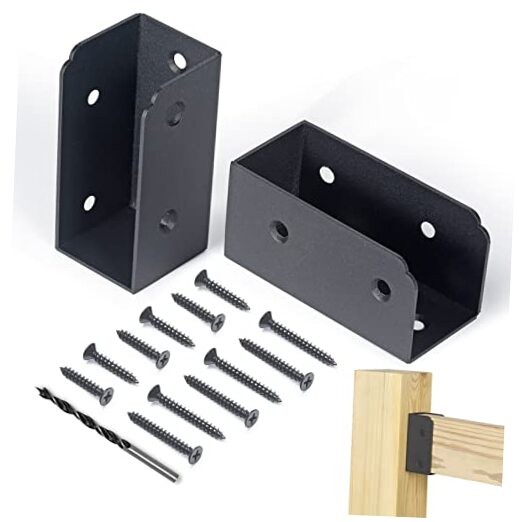 Pcs Stainless Steel Deck Railing Brackets Connectors for 2"x4" Parallel 24