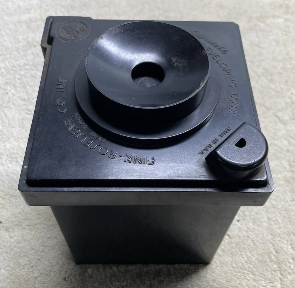 Vintage Fink Roselieve Developing Tanks