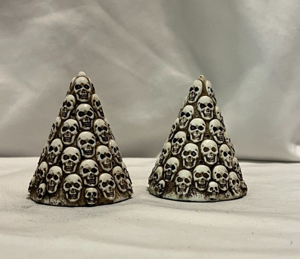 Skulls Decor or Incense Holder Set