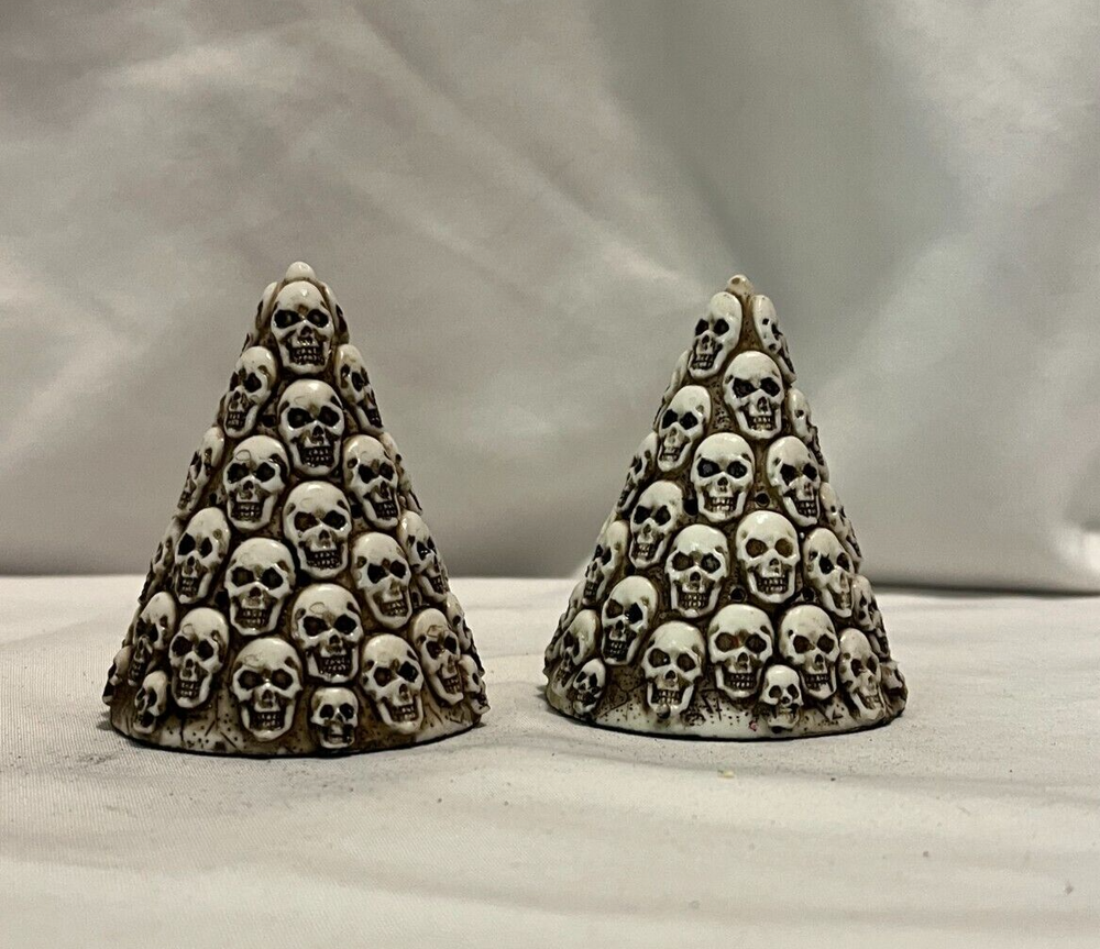 Skulls Decor or Incense Holder Set