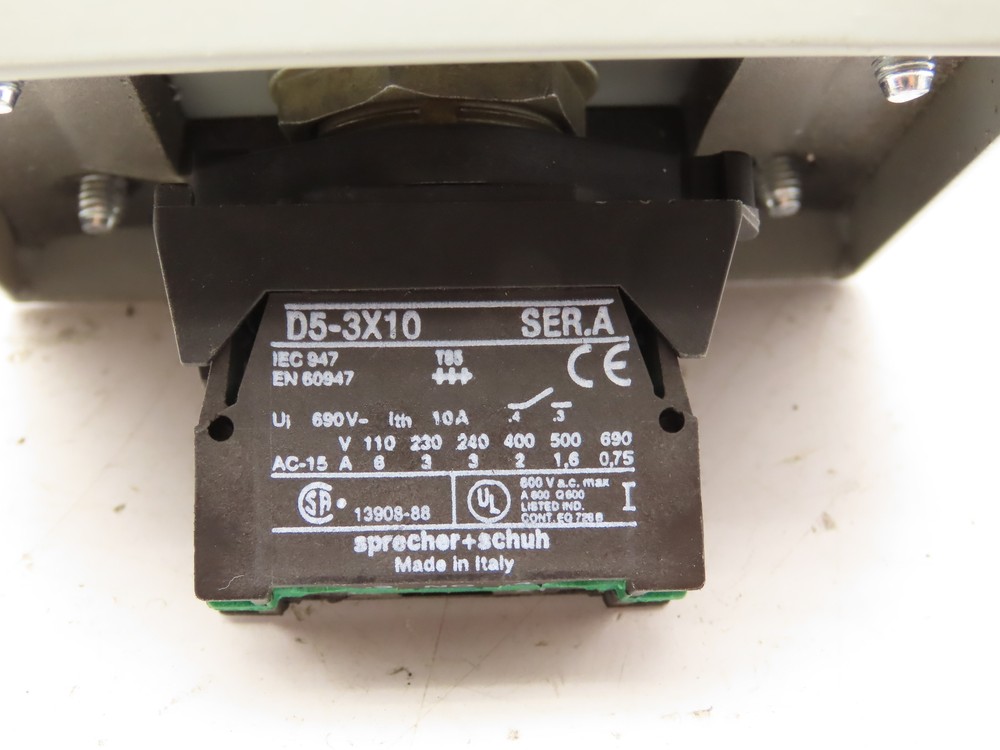 Electromate E1PBGM Green Illuminated Pushbutton Enclosure