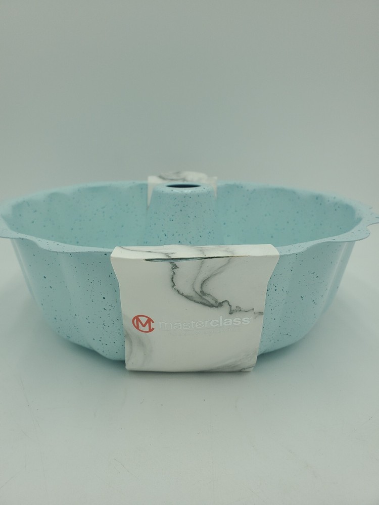 NEW Masterclass Premium Bakeware 9" Fluted Cake Pan BLUE