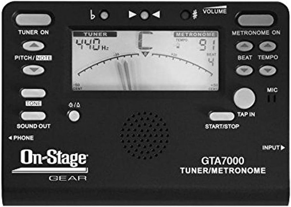 GTA7000 Chromatic Tuner/Metronome/Tone Generator