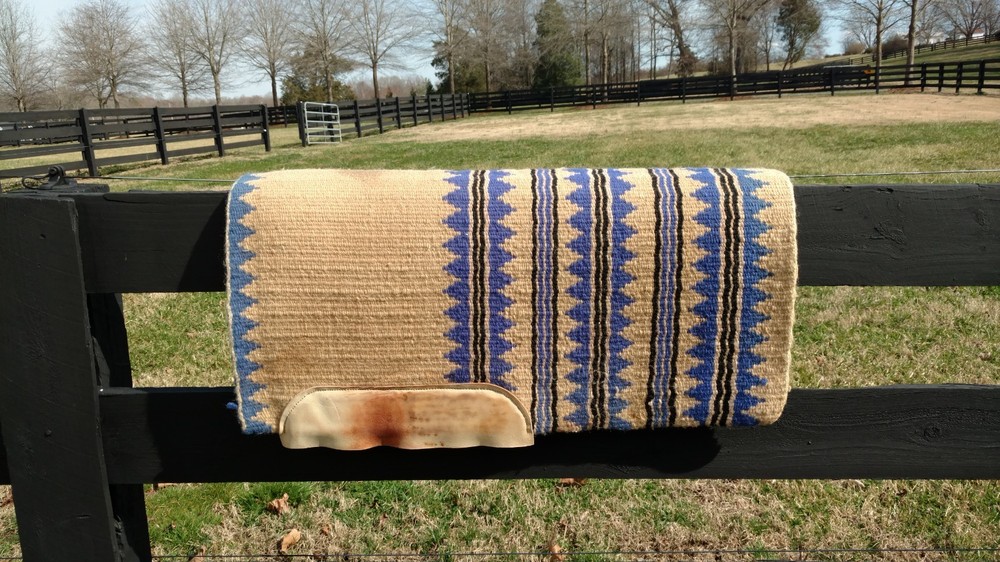 Two Wool Western Show Saddle Pads - Harris
