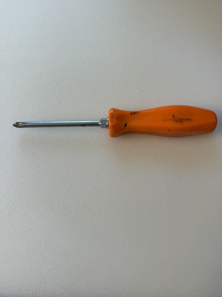 Snap-on Tools SDDP42 Phillips Screwdriver No. 2 with Orange Handle