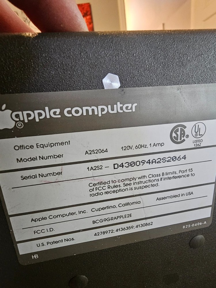 Vintage APPLE IIe A2S2064 Desktop Computer Clean - Tech Special Powers Beeps