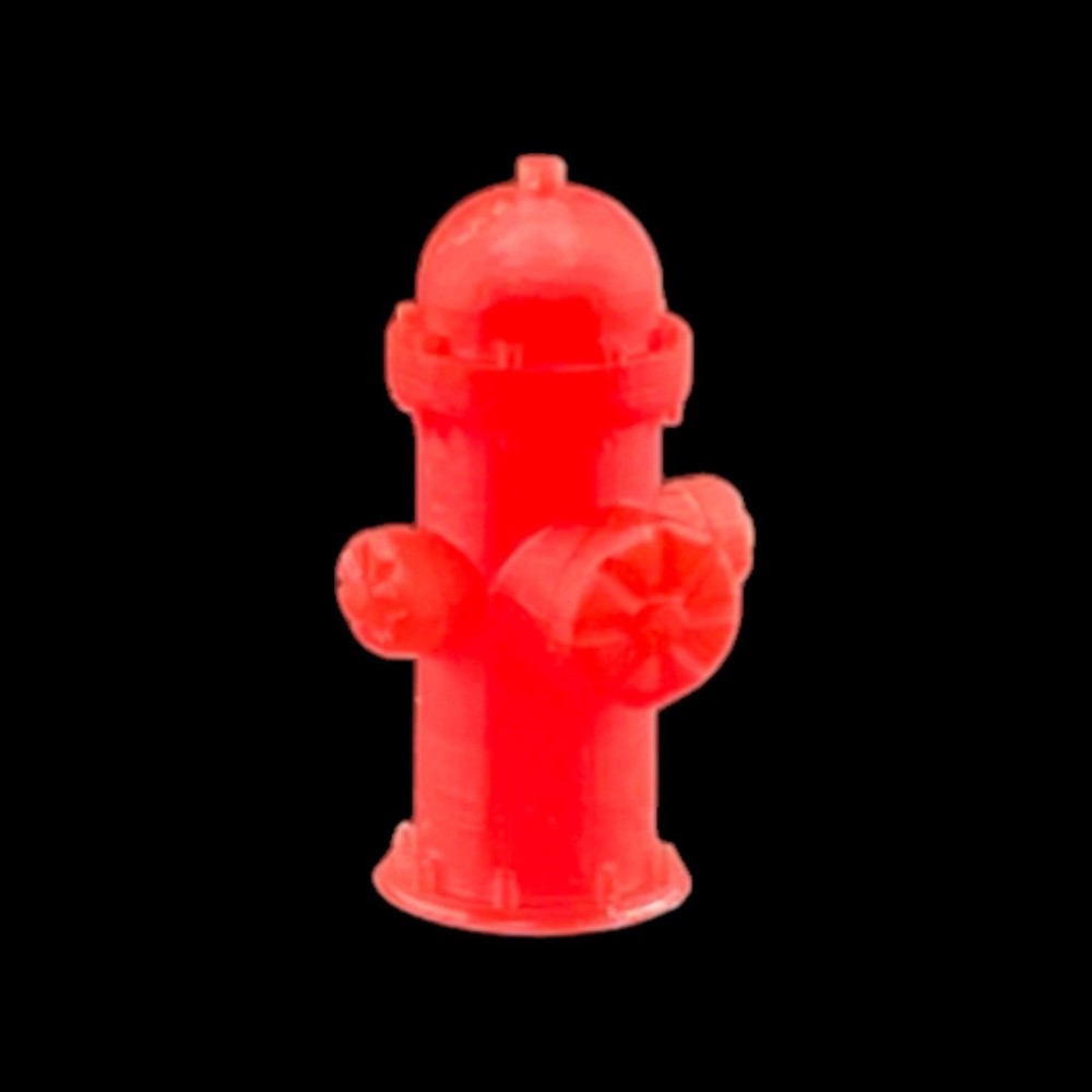 Fire Hydrants - Style 2 (12pk) - HO Scale 1:87 - Red