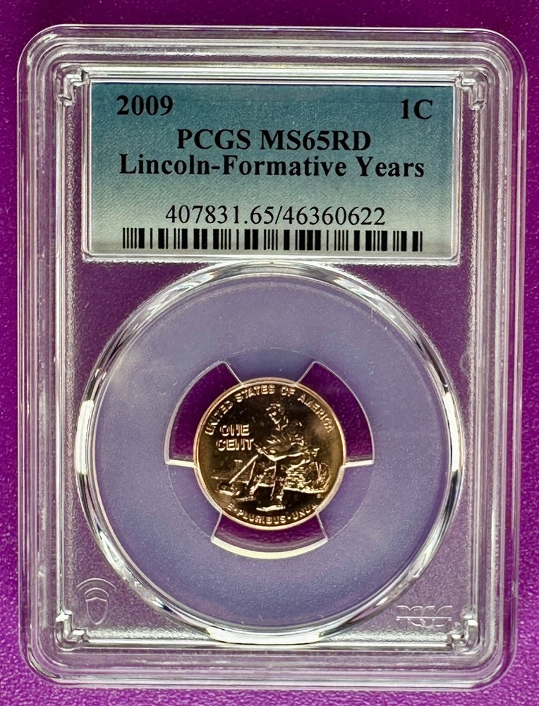 2009 1c Lincoln Formative Years Cent  PCGS MS65RD (622)
