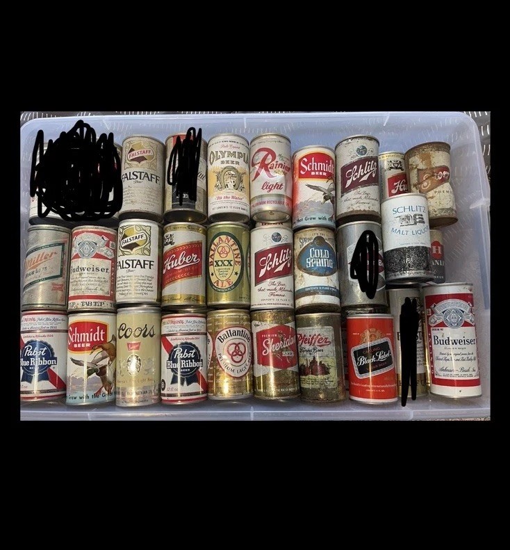 Vintage Beer Cans