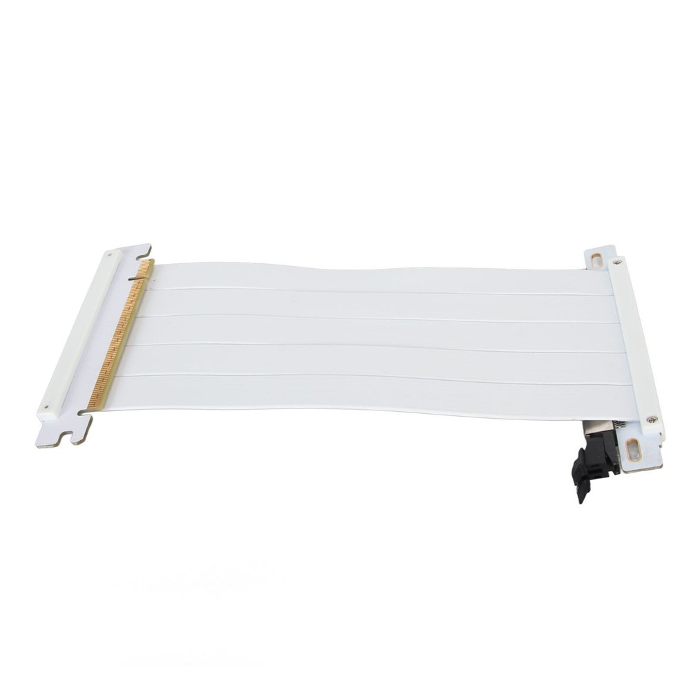 PCIE 4.0 X16 Riser Cable High Speed Flexible Double Sided 180 Degree GPU