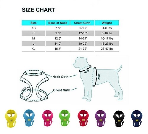 2-Pack Dog Pet Vest Harness Strap Adjustable Mesh Small Medium Large XL No Pull