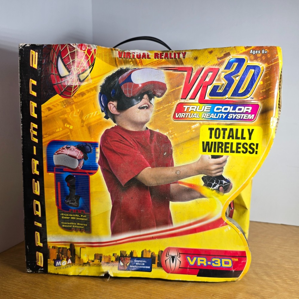 Spider-Man 2 - VR-3D Headset Spider Man Marvel 2004 (Read)